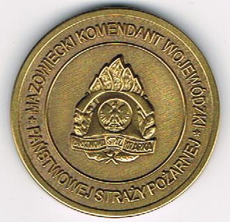 Medal coin,Mazowiecki Komendant Wojewódzki PSP