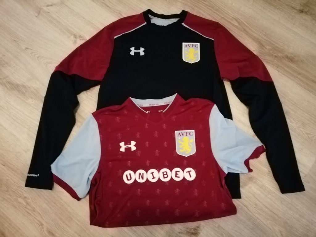 Bluza Koszulka Aston Villa under armour r. M 17/18