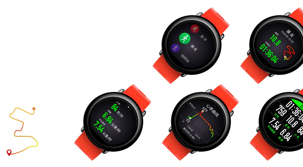 xiaomi amazfit pace red