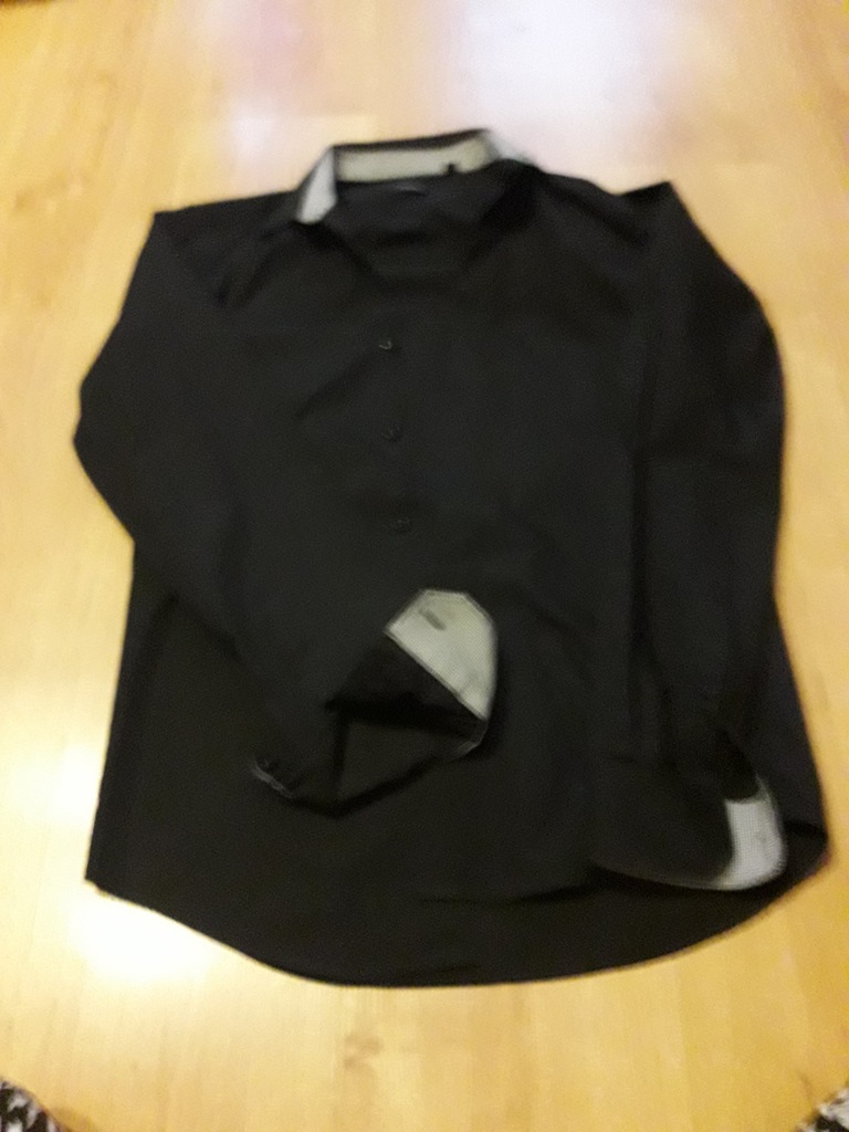 lavard koszula męska czarna