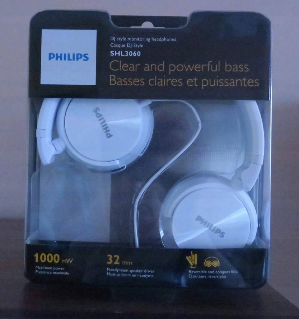 Philips słuchawki nauszne SHL3060WT BIAŁE