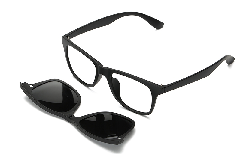 Okulary + nakładki przeciwsłoneczne clip-on RÓŻNE - 7167009958