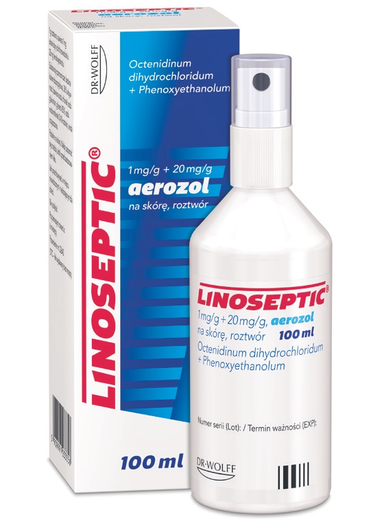 LINOSEPTIC 100ml PŁYN ODKAŻANIE DEZYNFEKCJA SKÓRY