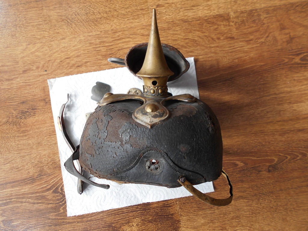 pickelhaube pika hełm pruski oficerski pikielhauba
