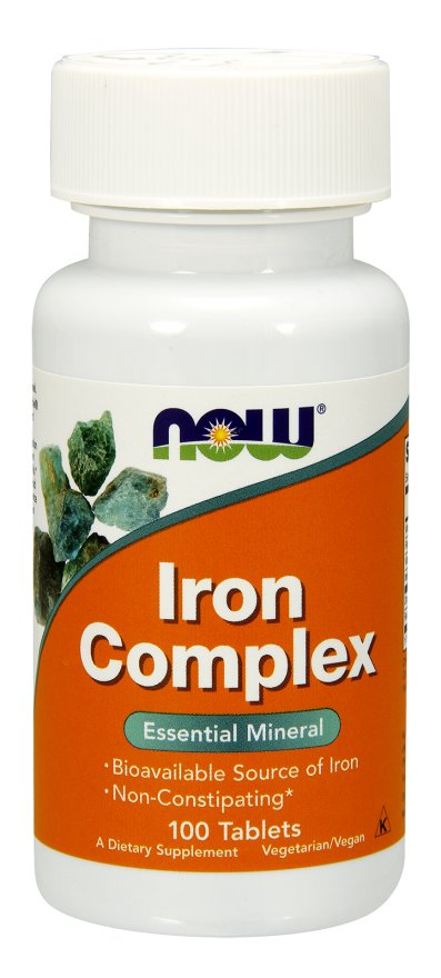 NOW IRON COMPLEX 100 tabl. ŻELAZO MINERAŁY ENERGIA