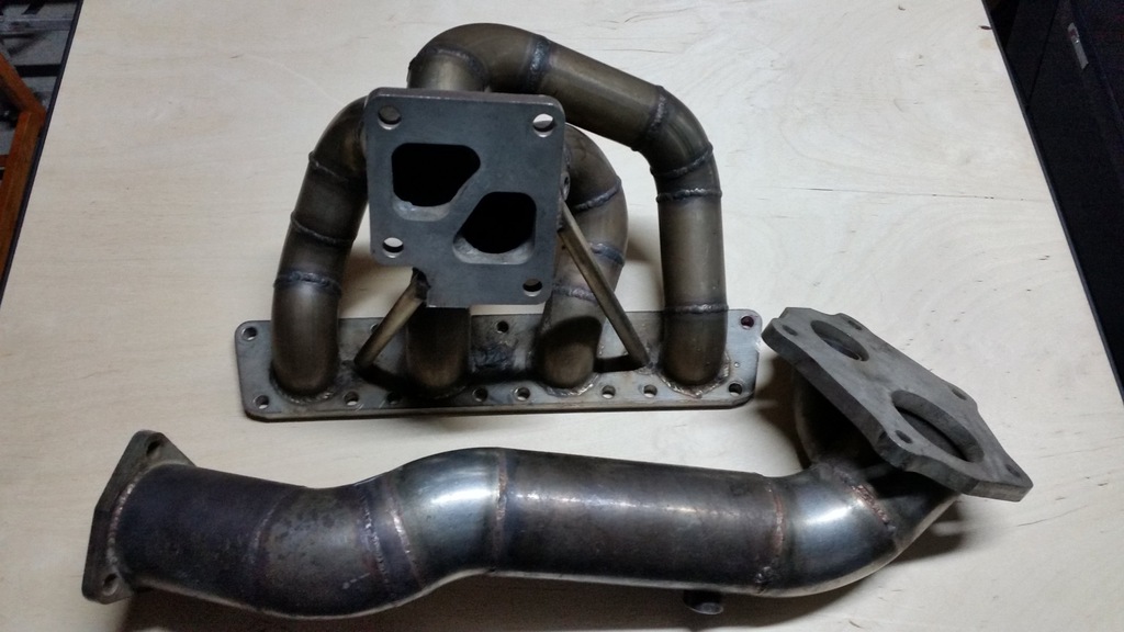 Kolektor + DP TD05 Evo X Audi 1.8 T twin scroll