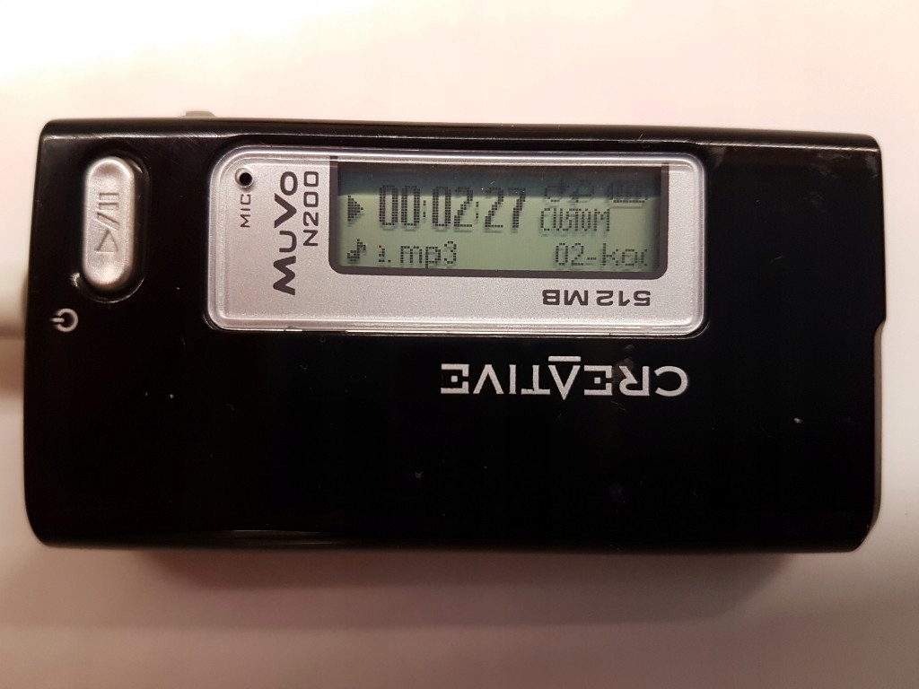 Creative MuVo N200 MP3 512MB Kultowe urządzenie