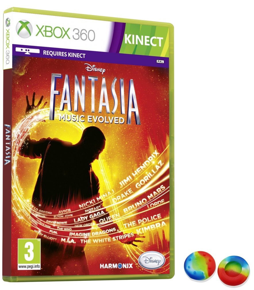 DISNEY FANTASIA MUSIC EVOLVED KINECT X360 + GRATIS 7118498310