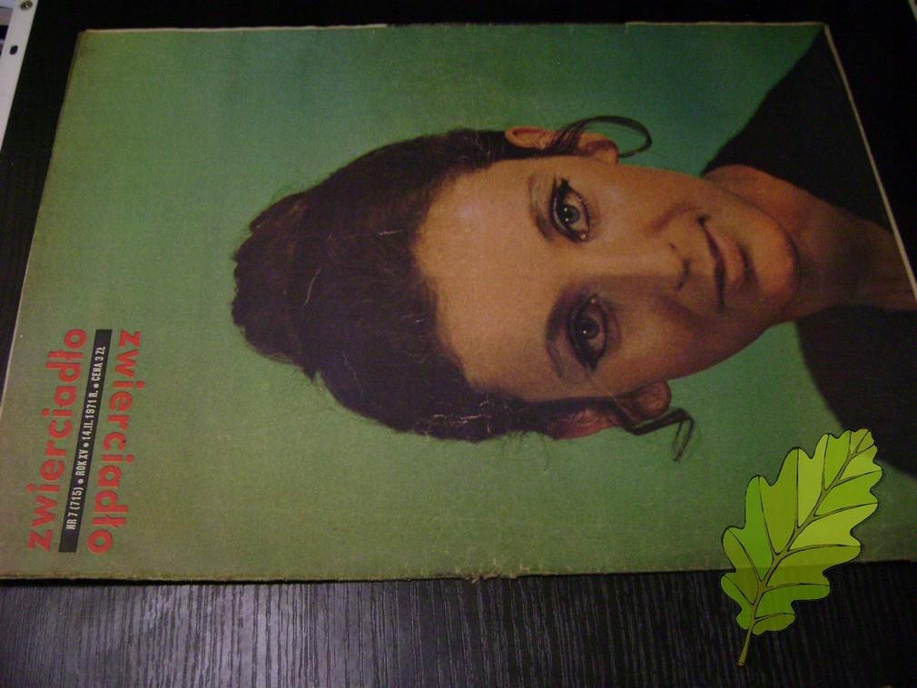 Zwierciadło nr 7 /1971r. Małgorzata Załuska aktork