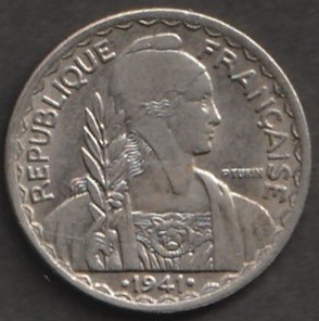 Indochiny Francuskie / 20 cent / 1941