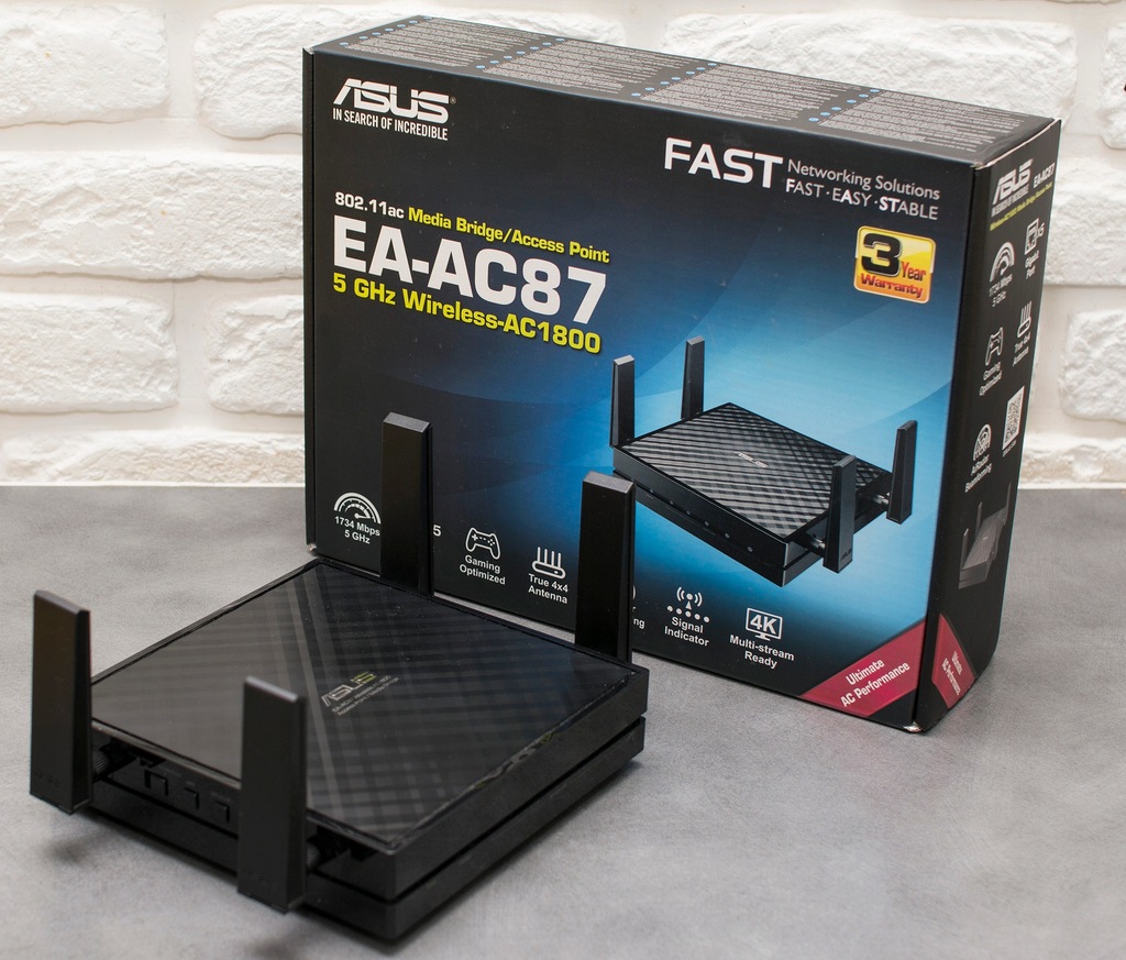 Access Point ASUS EAAC87, Router, MediaBridge 7706151102