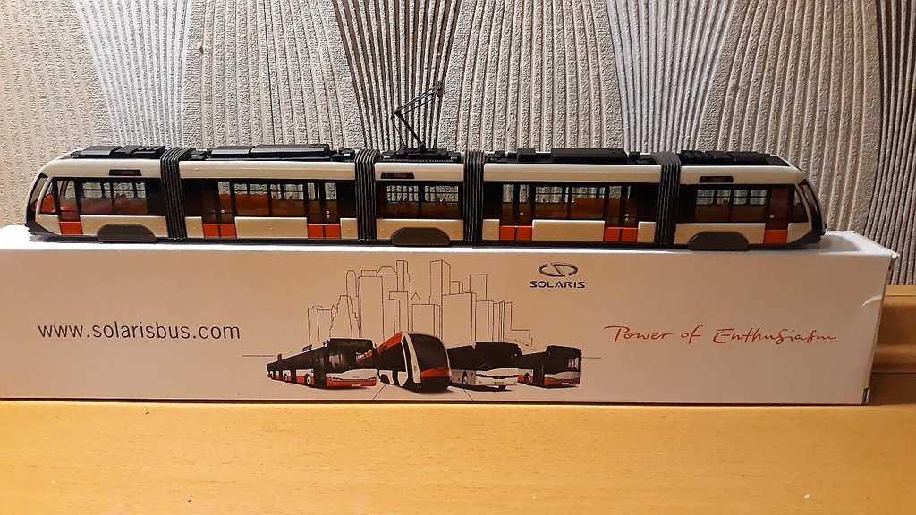 TRAMWAJ SOLARIS TRAMINO 1/87