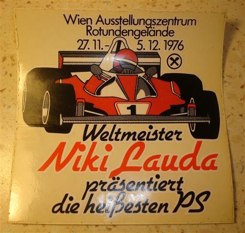 NIKI LAUDA FORMUŁA 1 STARA REKLAMA 1976 ROK OKAZJA ...