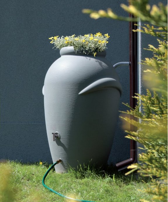 Zbiornik na deszczówkę 360L SZARY BECZKA ICAN360 - 7294689374