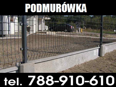 OGRODZENIE OGRODZENIA PANELOWE - PODMURÓWKA