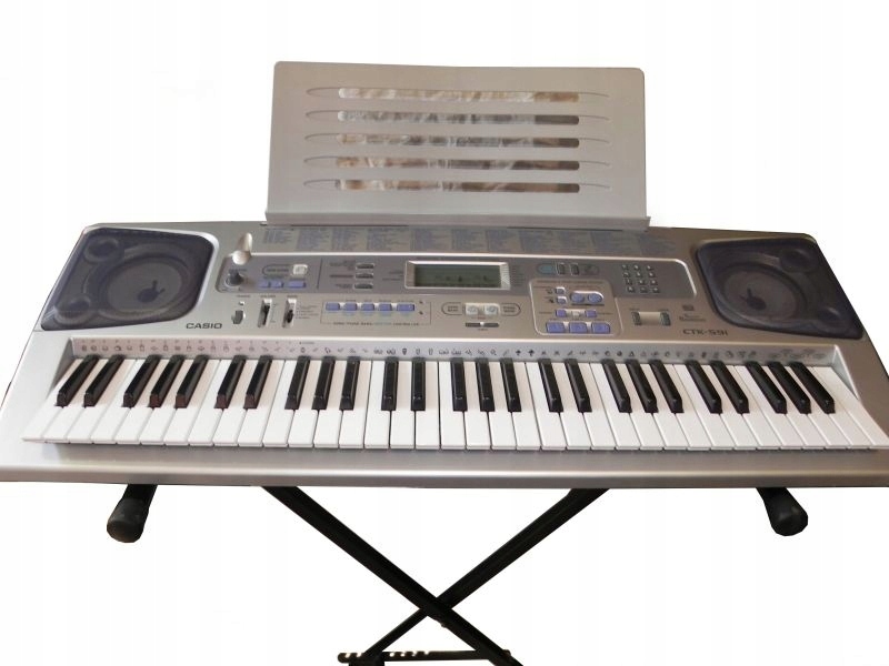 KEYBOARD ORGANY CASIO CTK-591 STOJAK GRATIS!