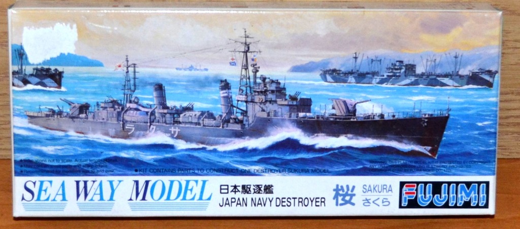 Sakura - Japan Destroyer 1:700 Fujimi, niszczyciel