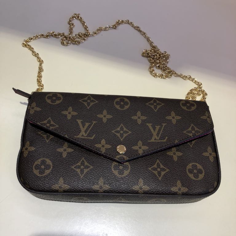 Torebka Louis Vuitton Pochette Felicie LV - 7395380350 - oficjalne archiwum  Allegro