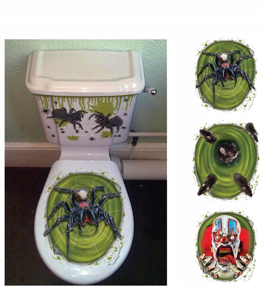DEKORACJA NA DESKĘ SEDES WC NAKLEJKA HALLOWEEN