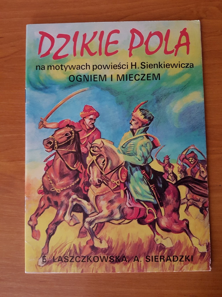 Komiks DZIKIE POLA na mot. pow. H. Sienkiewicza w1