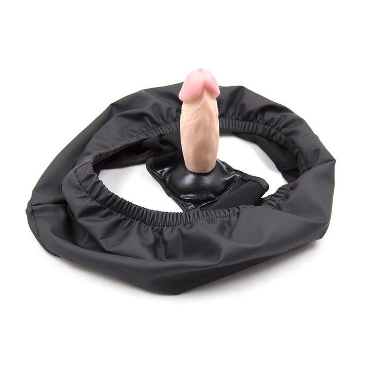 MAJTKI Z PENISEM WEWNĄTRZ   - 10CM DILDO  093531
