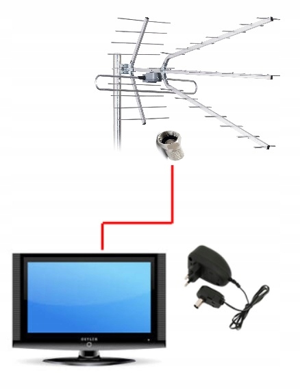 Авто ТВ антенна Korona TS Mini USB TV DVB-T2 (Польша)