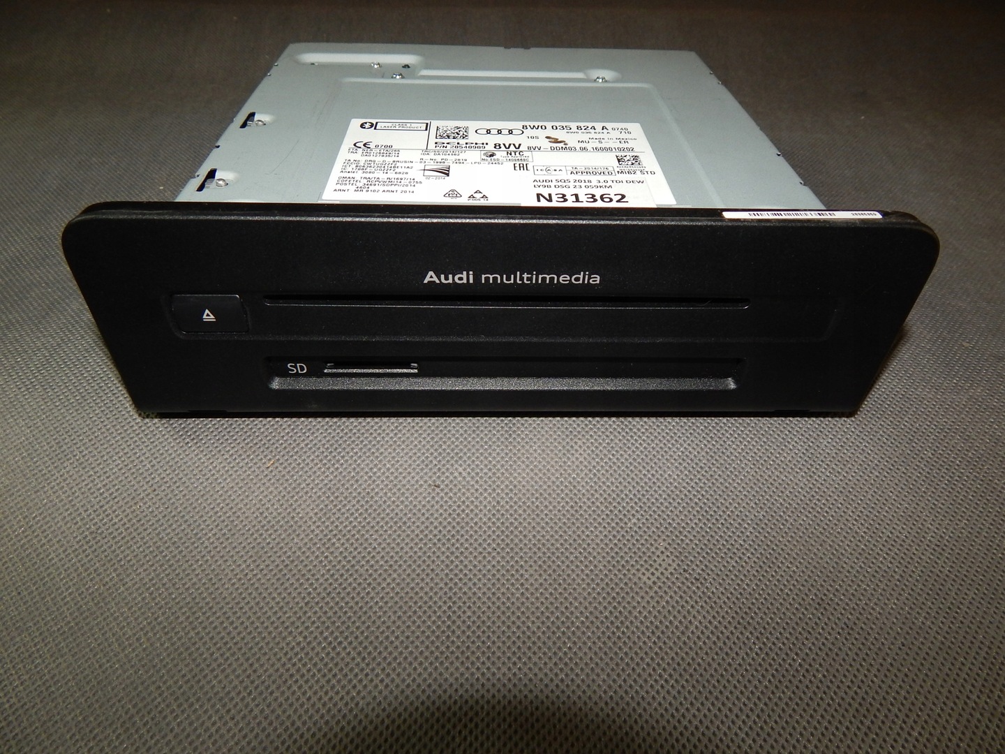AUDI Q5 SQ5 II RADIO SD MULTIMEDIA 8W0035824A