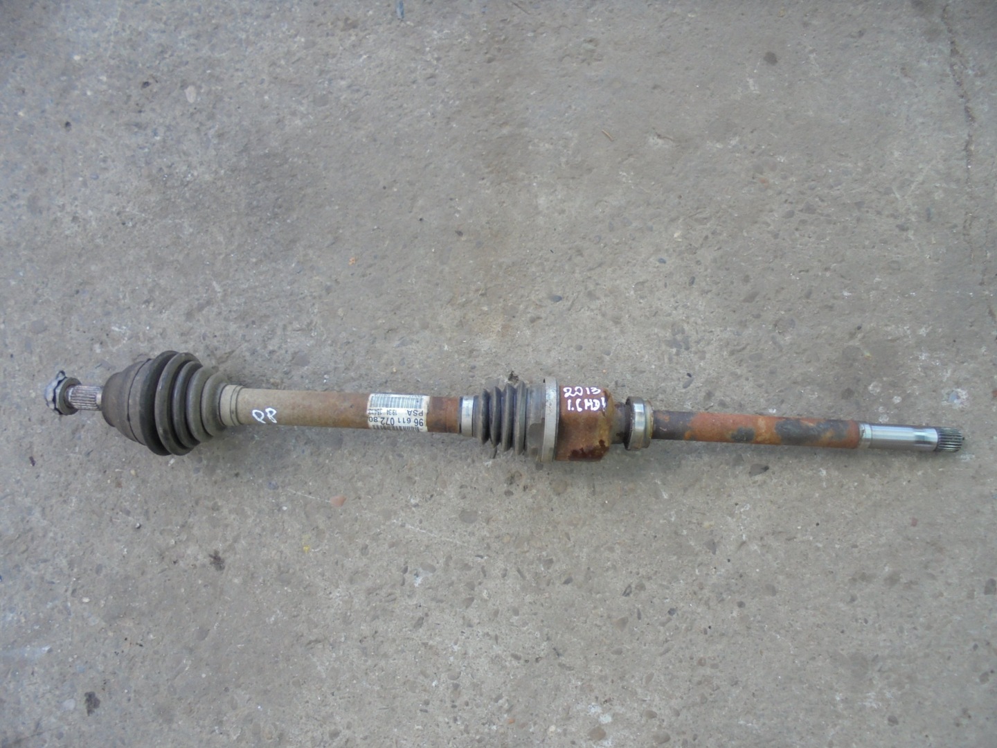 semi-axis PP CITROEN C4 B7 308 ds4 1.6 HDI 9661107280