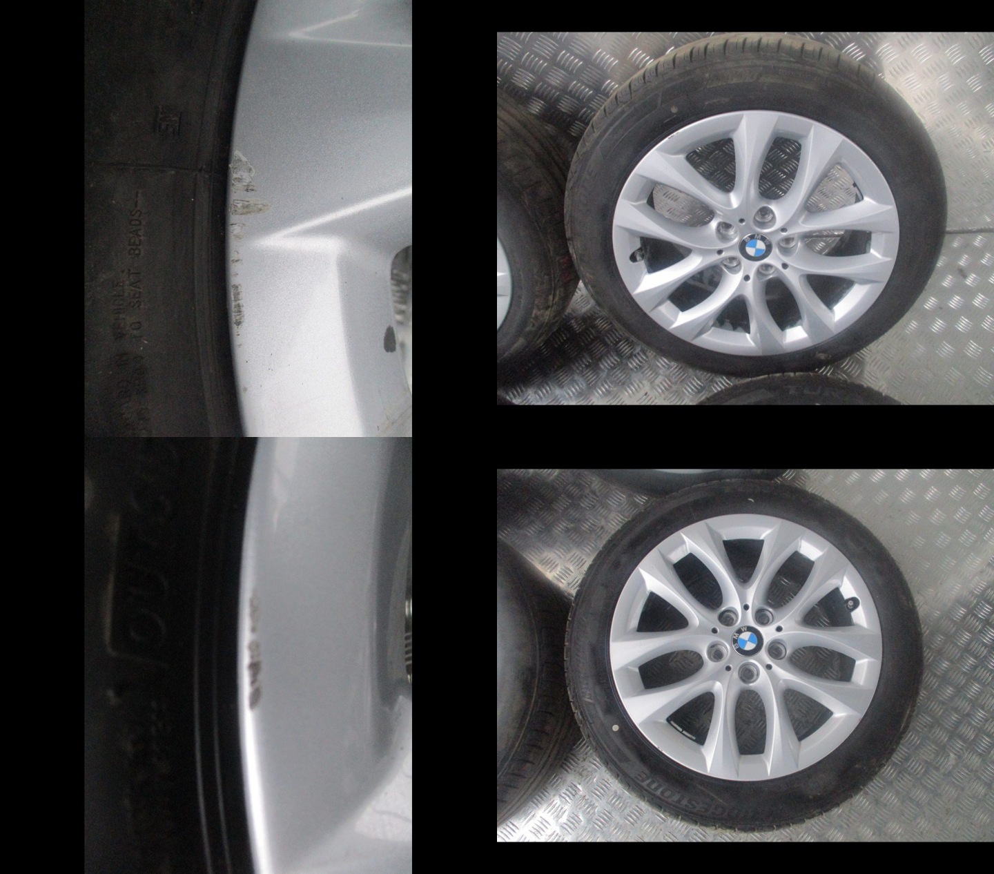 wheels discs tyres BMW 2 F45 7mm 17''