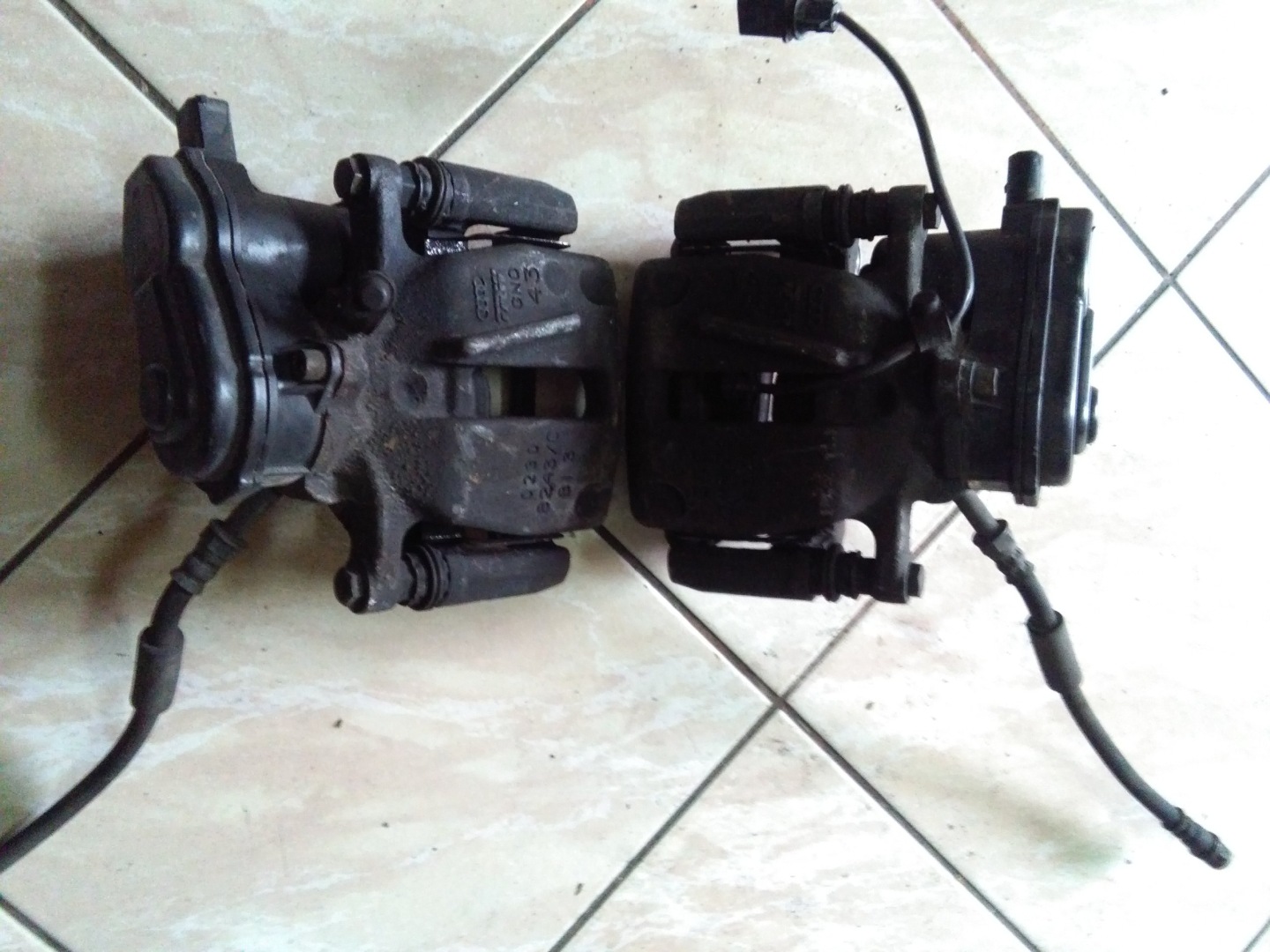 caliper brake rear part right left mini motor AUDI A8 D4 4H 4.2 TDI OE