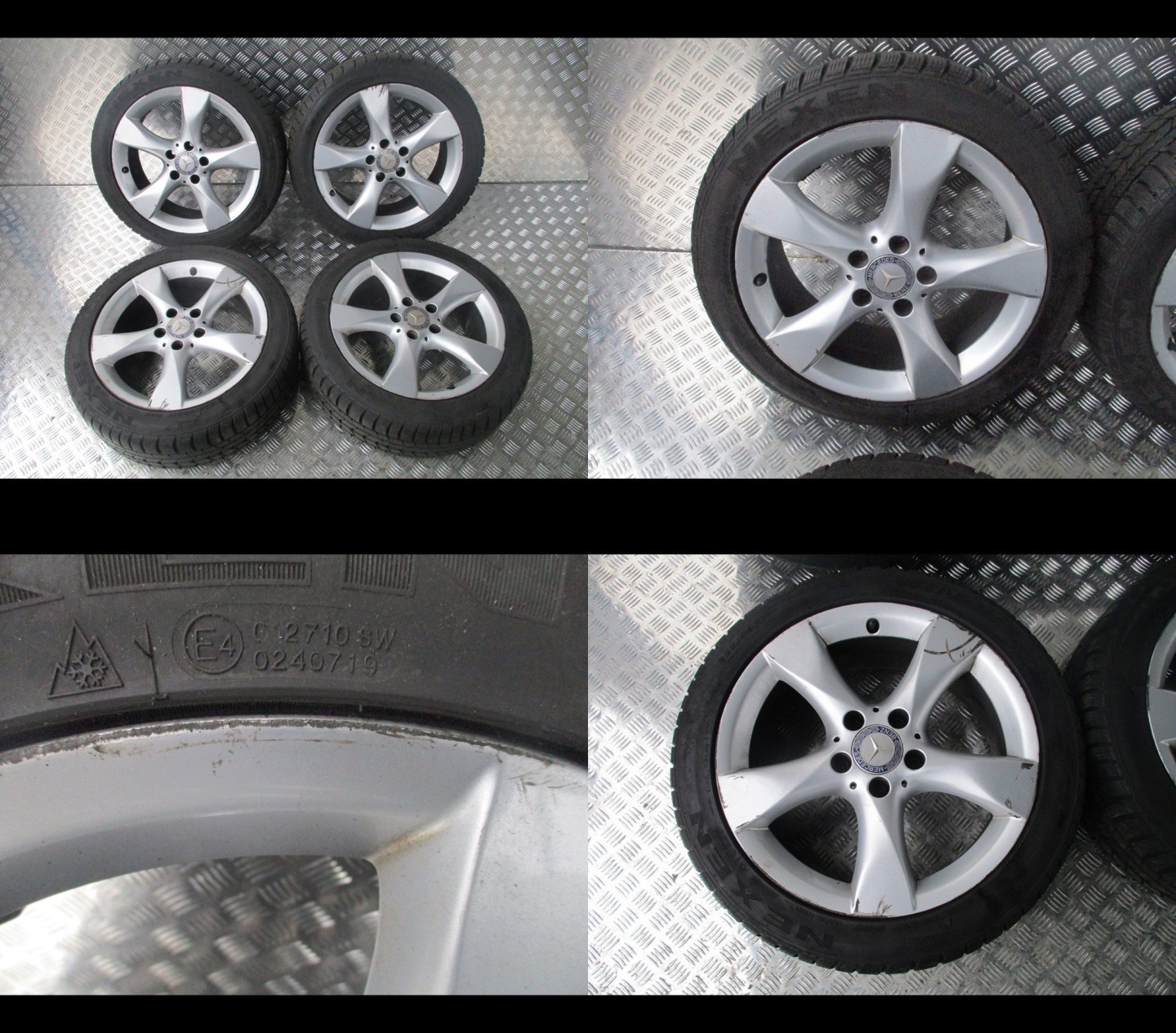 wheels discs tyres Mercedes B Klasa 246 W246 R17 7MM
