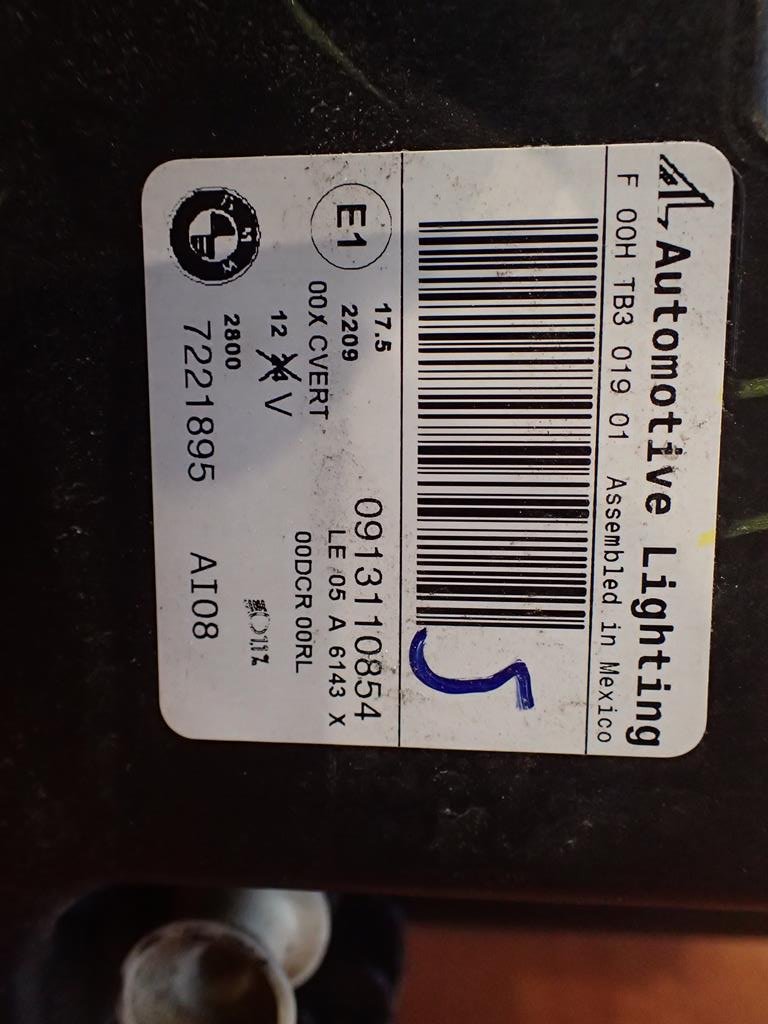 light front left BMW X5 E70 LIFT 10- BI-XENON