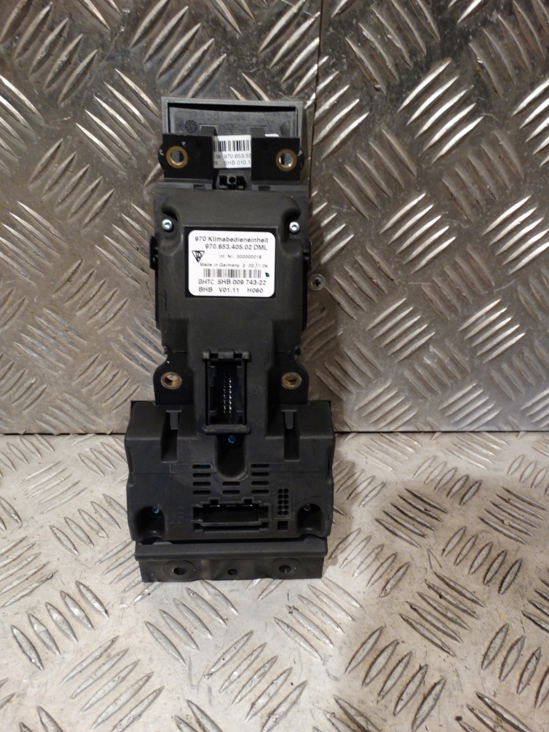 control panel seats PORSCHE PANAMERA 970 1