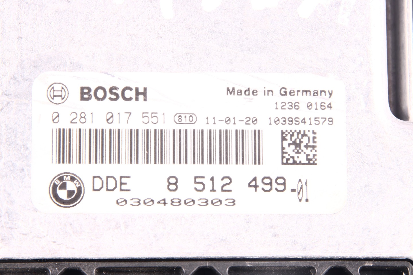 BMW E87 118d - computer CAS chiave Montaggio 8512499