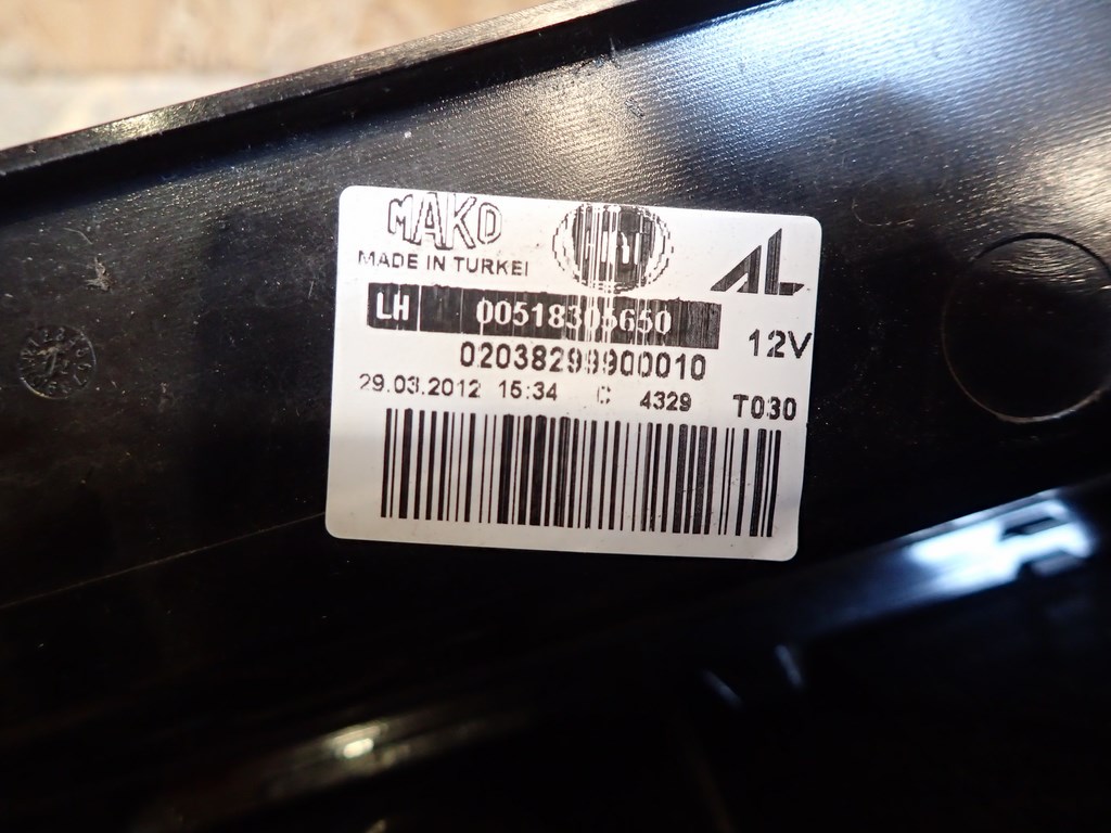 light left rear left rear part FIAT DOBLO OPEL COMBO