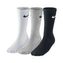 Nike Ponožky 3PPK Čierne Sivé Biele Bavlna SX4508-965 veľ. 38 - 42 Model 888407233876