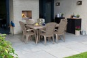 Záhradný stôl MOREBOLT | cappuccino Hlavný materiál plast