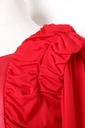 Elegantné šaty červená 46 PaniXL Dominujúci vzor iný vzor