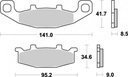 SABOTS DE FREIN SBS KAWASAKI SBS 597HS photo 4 - milautoparts-fr.ukrlive.com