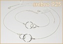 Celebrity komplet kruhy STRIEBRO 925 Druh Ručne vyrobené