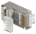 ЭКРАНИРОВАННАЯ ВИЛКА RJ45/6-ЭКРАН*P10 УПАКОВКА. 10 шт.