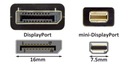 LogiLink DisplayPort 2,0 m Dĺžka kábla 1 m