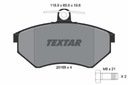 PADS TEXTAR FRONT SEAT CORDOBA II IBIZA II 280MM photo 2 - milautoparts-fr.ukrlive.com