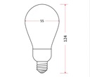 Nástenné šikmé vonkajšie záhradné svietidlo + žiarovka Kód výrobcu FREGATA-S+LED-STD-90 x LED E27 CB