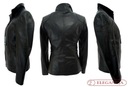 Dámska kožená bunda čierna 52 light 2v1 NOVINKA Dominujúca farba viacfarebná