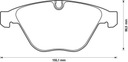 JURID WHITE PADS CERAMIC FRONT BMW 1 E82, 3 E92, 5 E60, 6 E63, 7 E65 photo 2 - milautoparts-fr.ukrlive.com