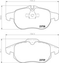 SABOTS DE FREIN DISQUES TEXTAR AVANT SAAB 9-3 photo 2 - milautoparts-fr.ukrlive.com