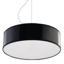Závesné svietidlo moderné ARENA 35 čierna SL.0115 - Sollux Šírka produktu 35 cm