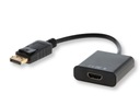 Adaptér SAVIO cl-55 (HDMI F - DisplayPort M; 0,10m; farba čierna) Kód výrobcu CL-55