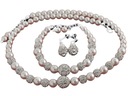 Колье-браслет Shamballa PEARLS SET 925